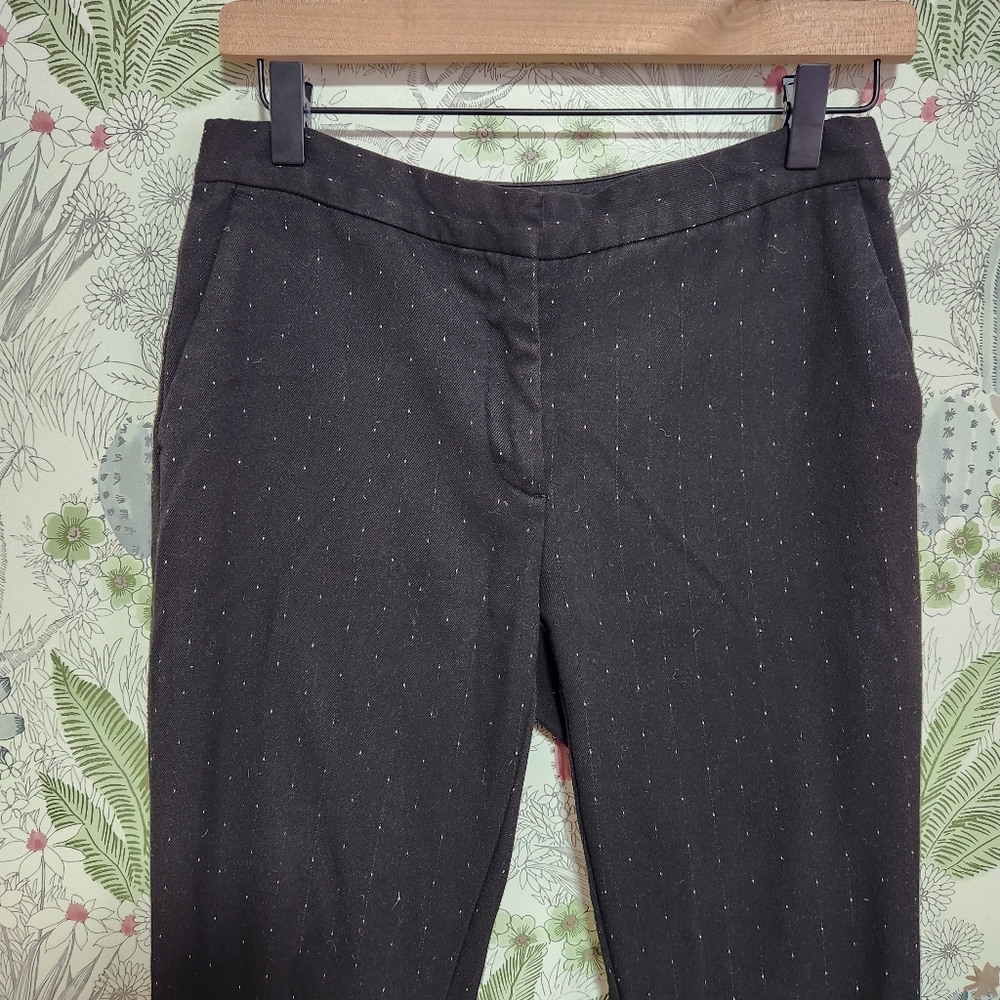 Zara black and white polka-dot casual office pants. Ankle langh. Size M.